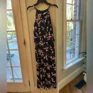 Wisp Stitch Fix Cropped Wide Leg Jumpsuit Size 4